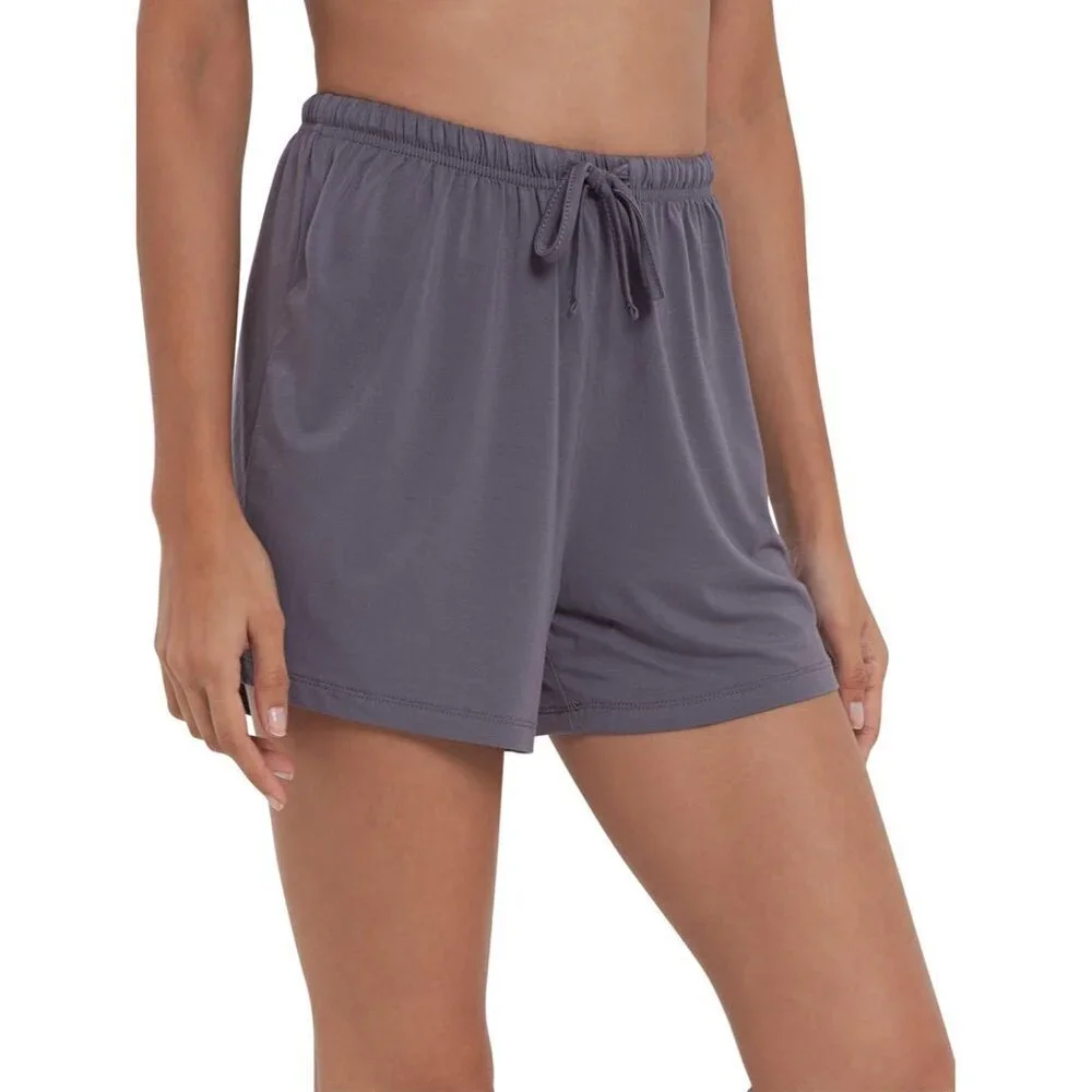 Women Pajama Shorts Viscose from Bamboo Stretchy Lounge Sleepwear Casual